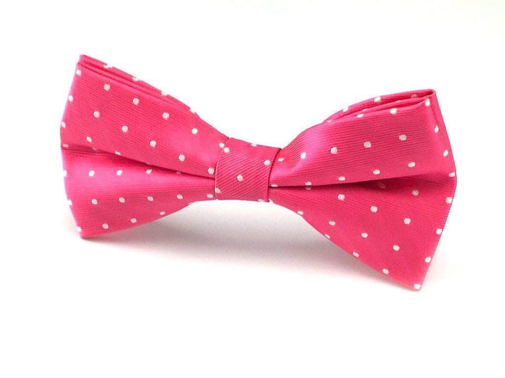 pink pre-tied bowties