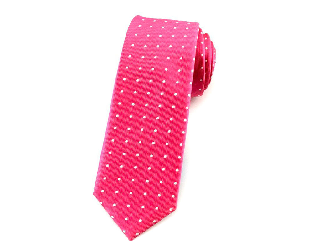 polka dots skinny ties