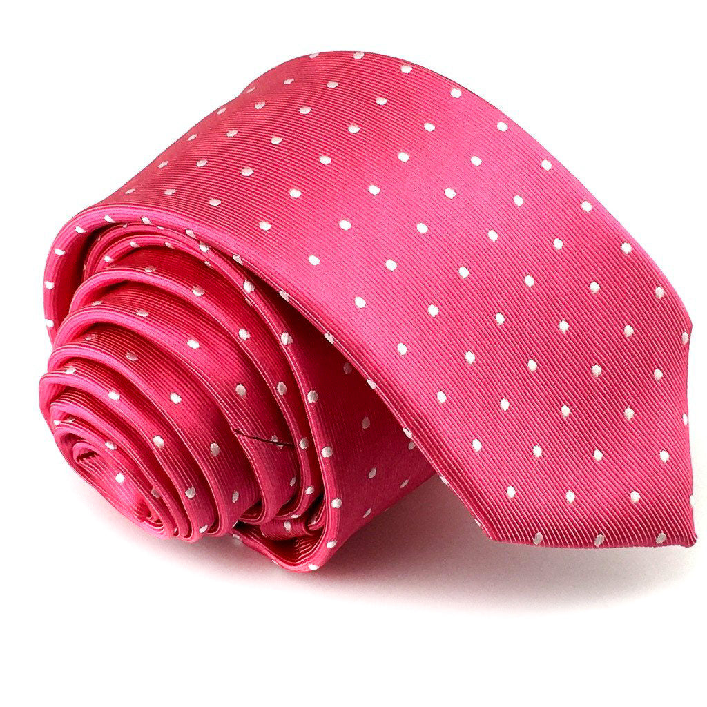 pink mens slim tie