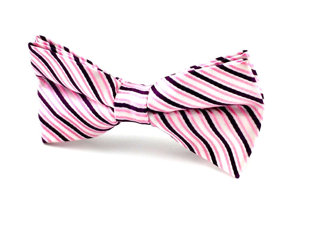 pink pre-tied bowties