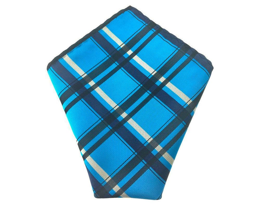 blue check hankies