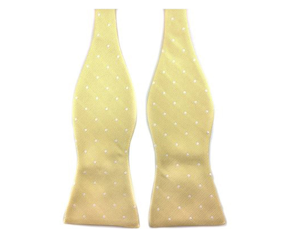 polka dot self tied bowties