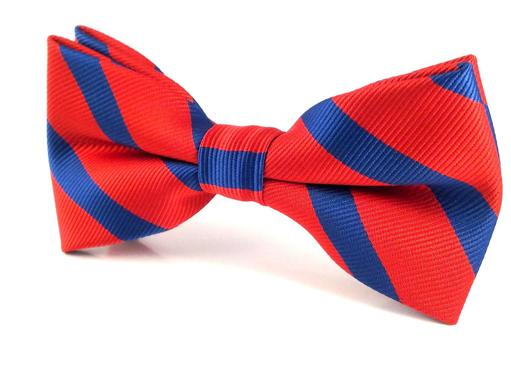 blue stripe bowties