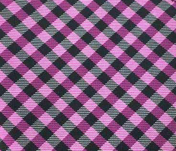 purple black gingham swatch