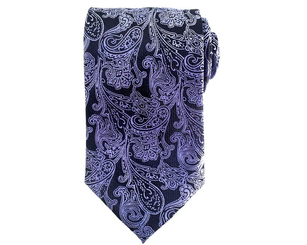 Purple Paisley Necktie