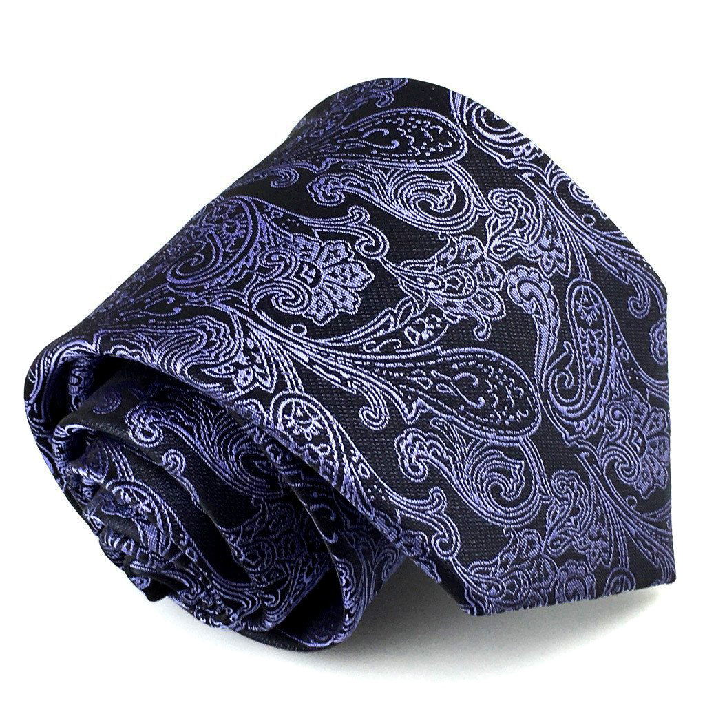 Black Paisley Neck Ties