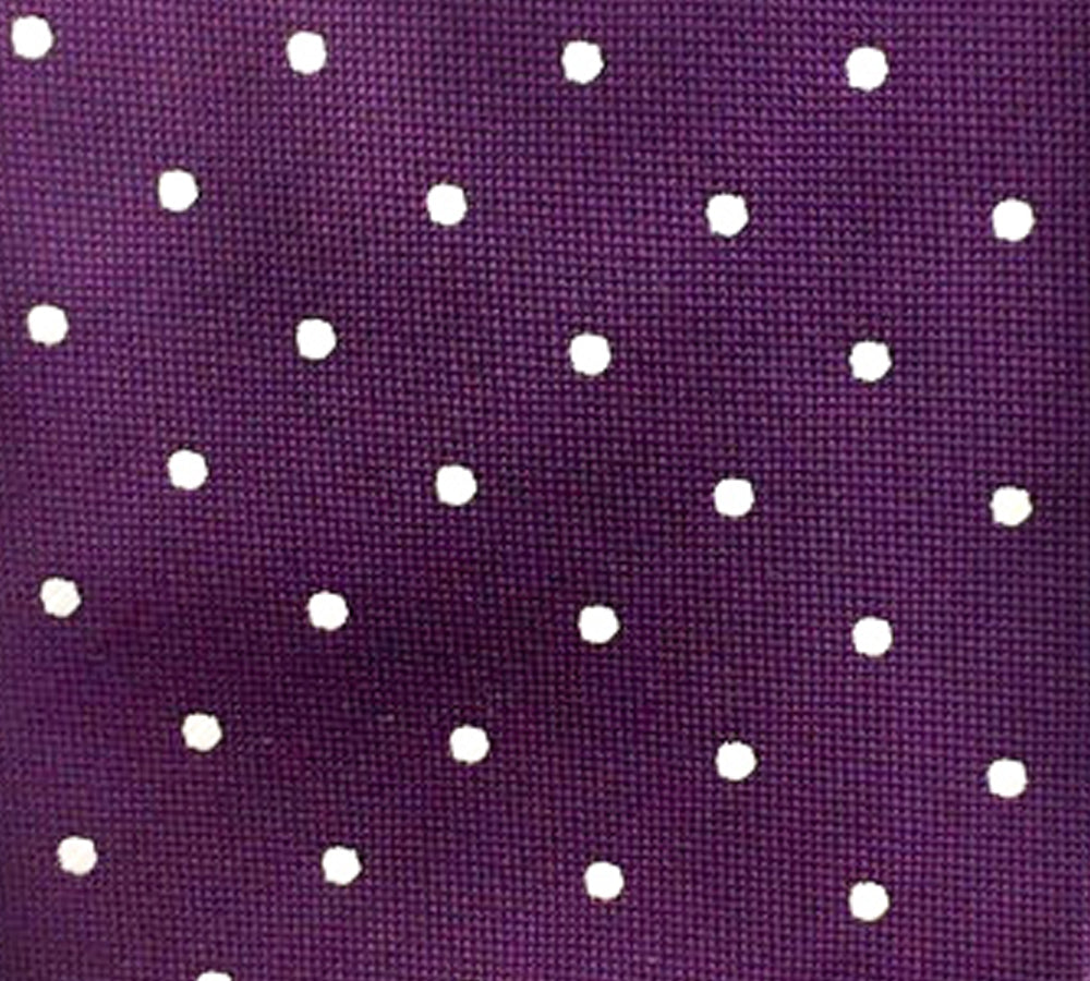 violet polka dots swatch