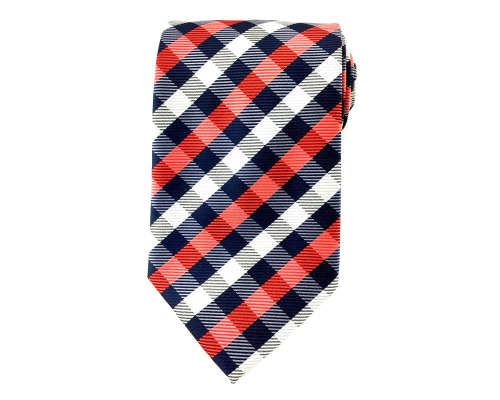 red checkered ties