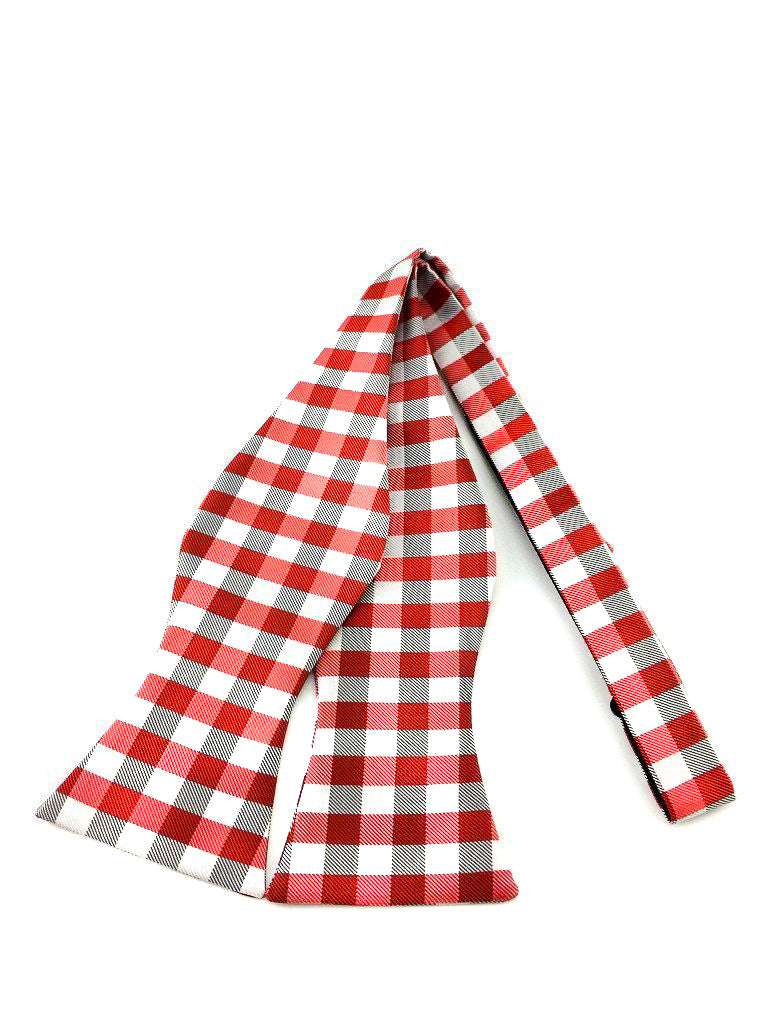 red gingham bowtie