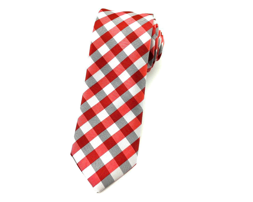 wedding gingham tie