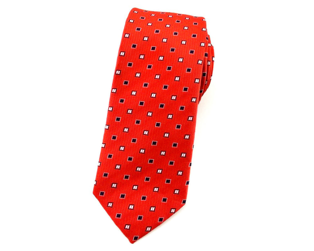 red wedding necktie