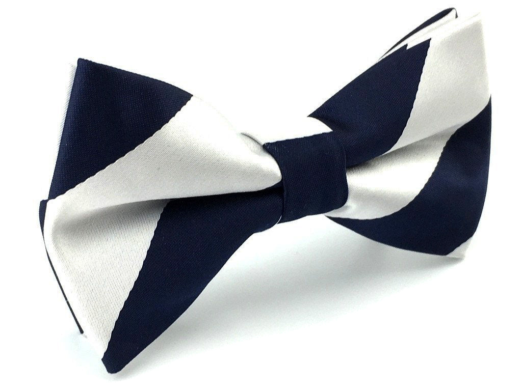 striped grooms bow ties