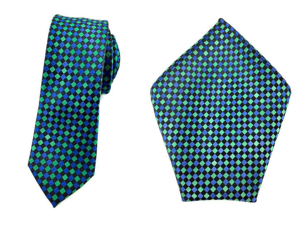 skinny tie pocket square