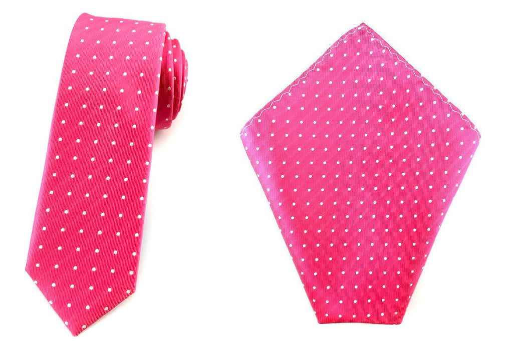 skinny tie handkerchief set