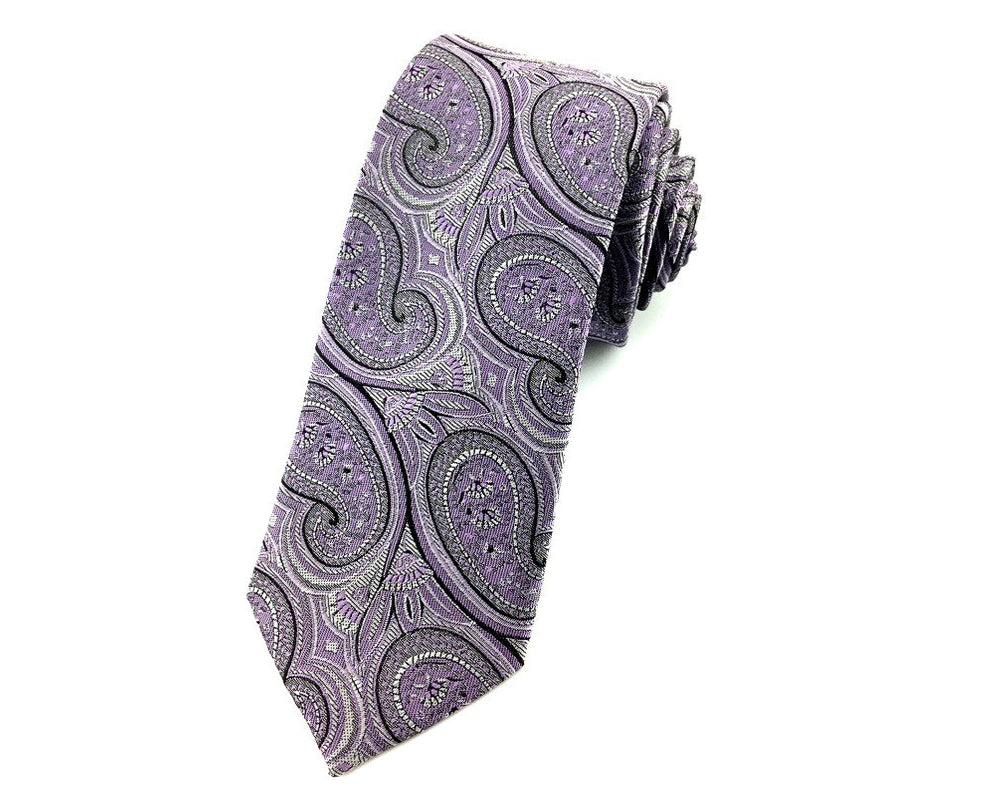 paisley slim neckties