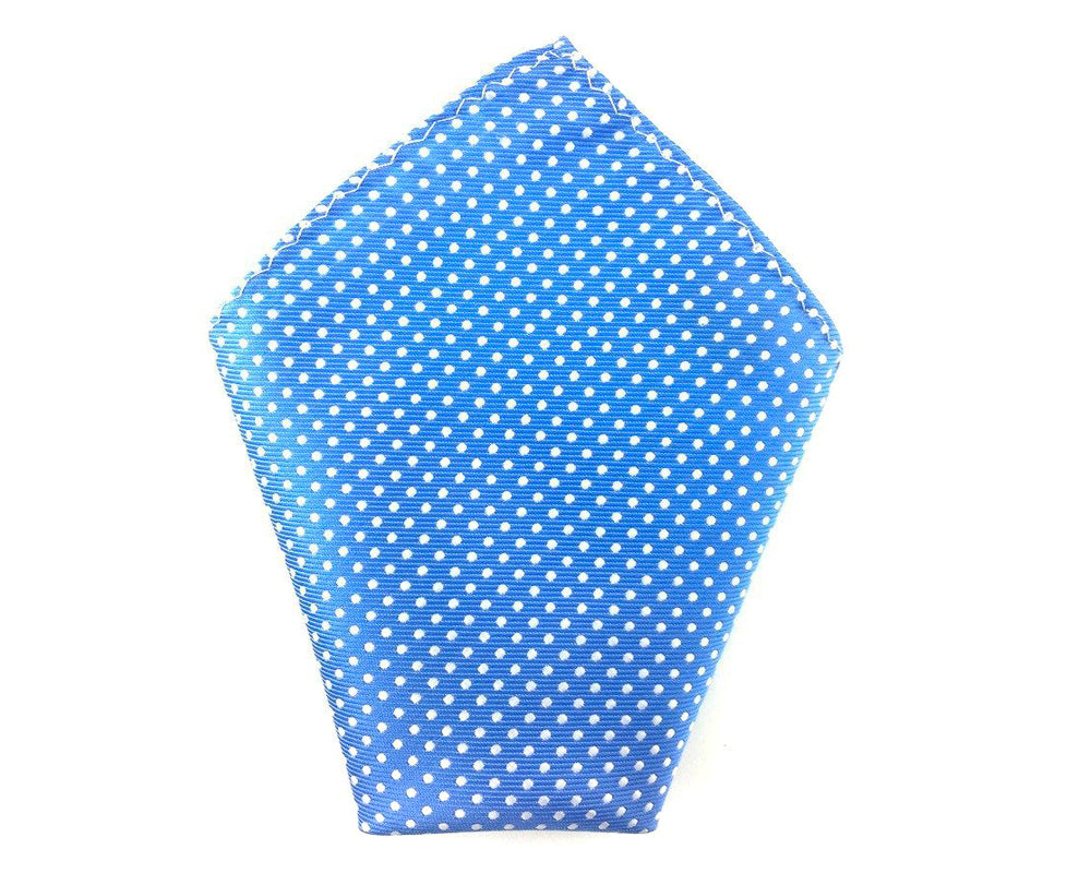 white dots pocket square