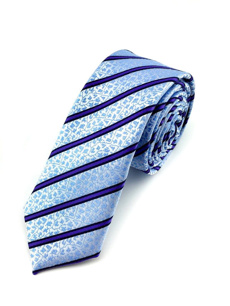 stripe slim tie