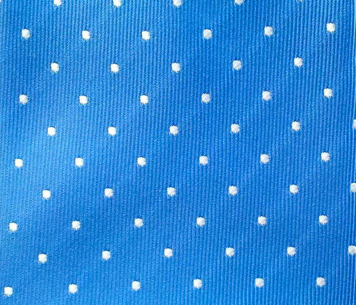 white polka swatch