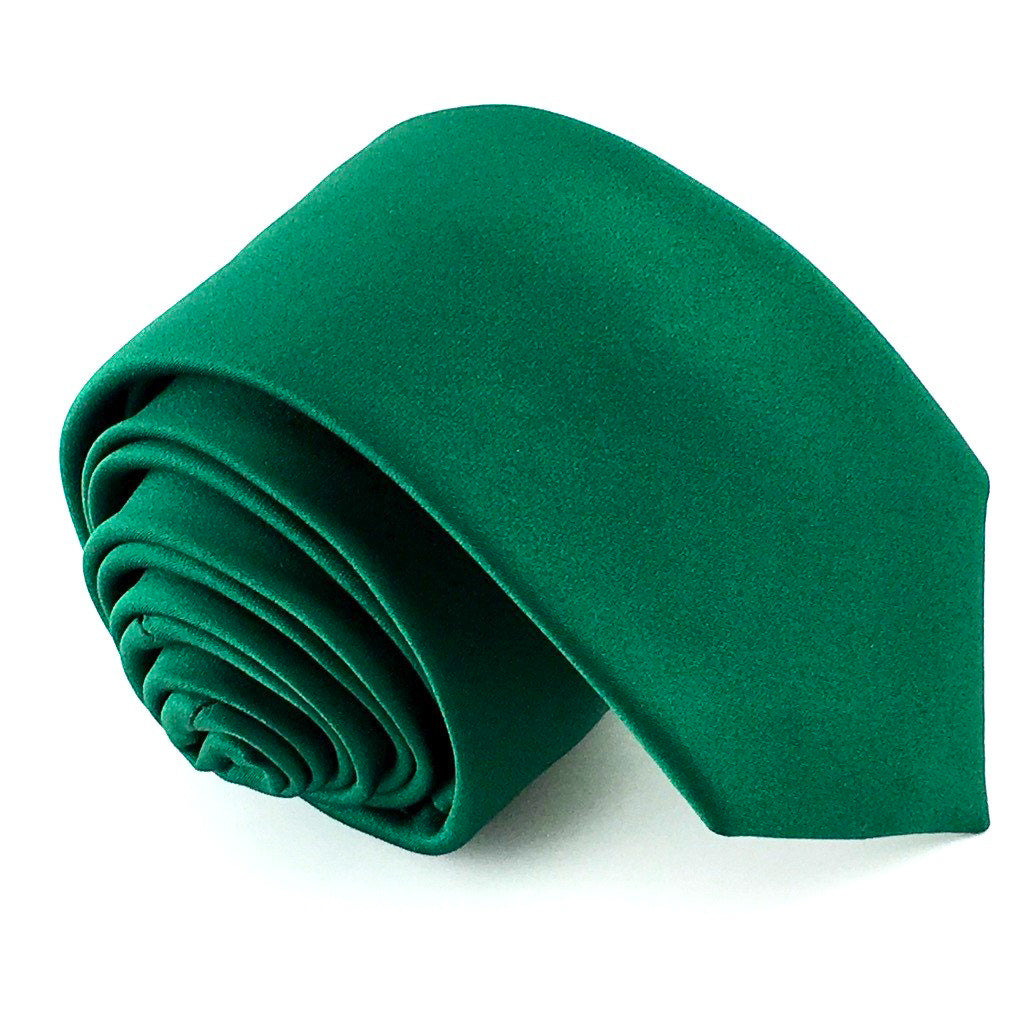 plain green tie