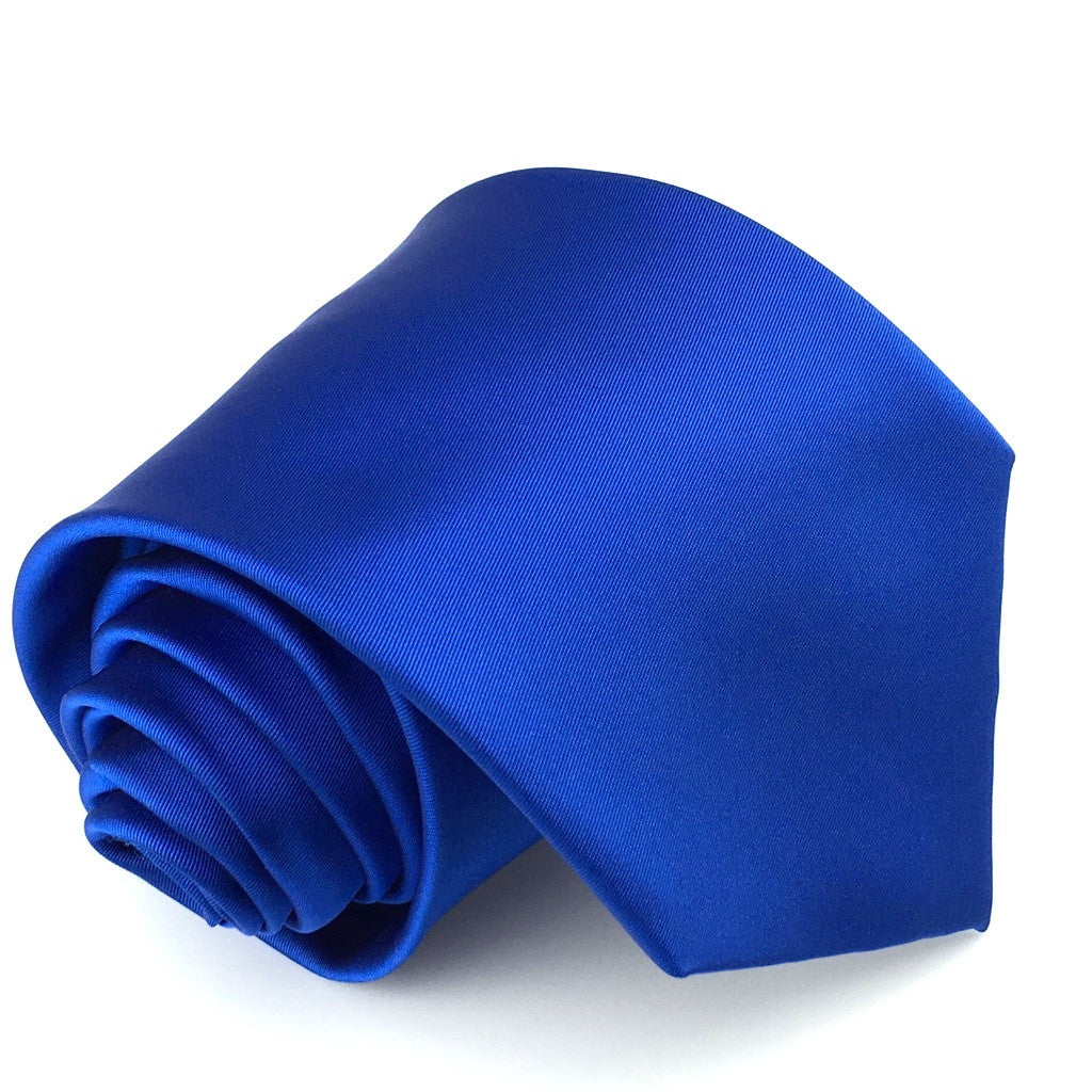 Marine Blue Solid Colour Necktie