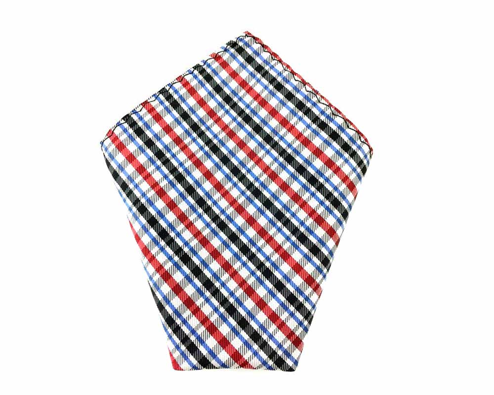 checked mens handkerchief